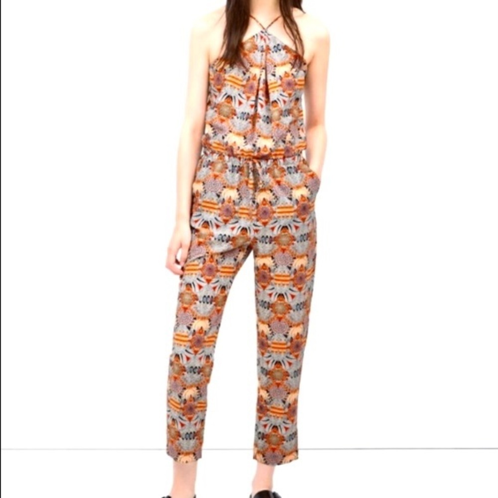 Zara Tribal Print halter top jumpsuit